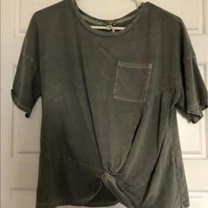 lucky brand knot tee
